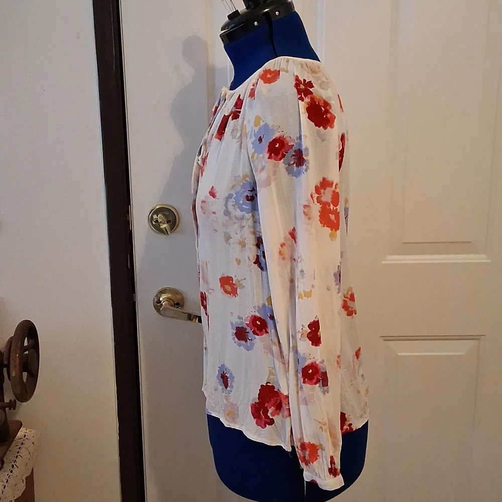 Peasant/Boho Long Sleeve Shirt - Picture 7 of 9